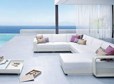 Modular corner outdoor sofa HAMPTONS ROBERTI 9620