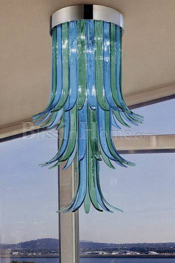 Chandelier SCIABOLE 2 GLASS and GLASS 1810 / P