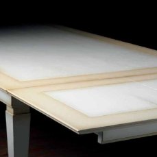 Charme dining table (160/250x90) ivory
