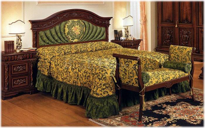Double bed Ercole Romanica MOBIL DERI ER/LE/B