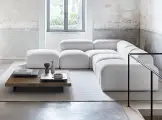 Sectional corner sofa AMURA LAPIS