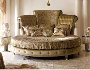 Round double bed QUEEN BM STYLE