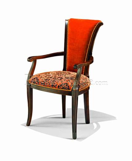 Armchair with padded back 1309/A