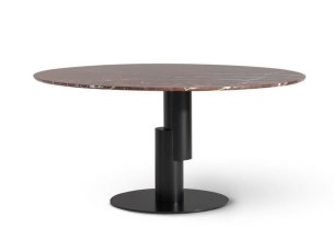Round marble dining table INNESTI BONALDO