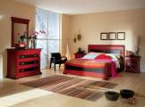 Double bed PHEDRA BAKOKKO red
