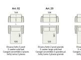 3 seater sofa-bed TYSON FELIS