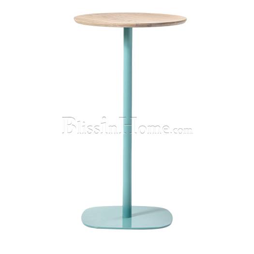 Bar Table round high 0533-2 Light-blue TRABA