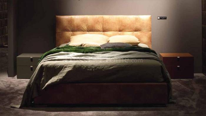Double bed MAX CAPITONNE BASSO TWILS 18B16558C