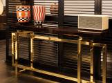 Console Charlotte with Brass-Plated Metal Base DOM EDIZIONI