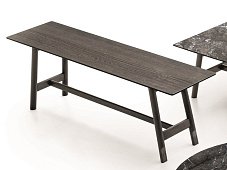 Rectangular wooden coffee table AANY 2 DITRE