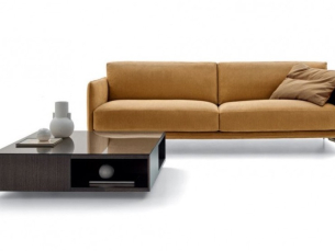 2 seater sofa leather KRISBY DITRE