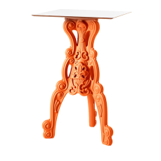 Bistro Table Master of Love Orange with Square Top SLIDE