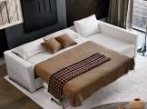 Sofa-bed fabric with removable cover with chaise longue EVERY ONE DESIREE