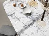 Carrara marble dining table SLOT BONALDO