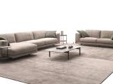 2 seater sofa fabric NEVYLL HIGH DITRE