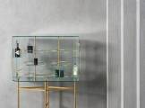 Glass bar cabinet FLOAT BAXTER