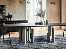 Dining table rectangular CATTELAN ITALIA SKYLINE WOOD