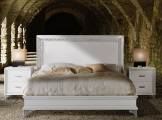 Marostica bed 200x200 plain 3010 white