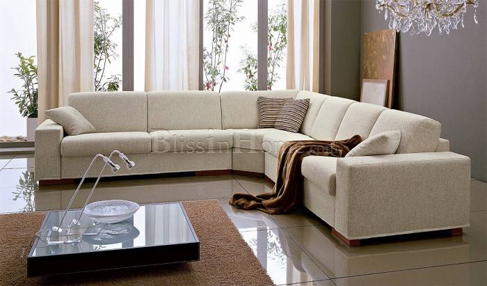 Modular corner sofa OLIMPUS META DESIGN ART. 233 + ART. 231
