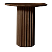 Side Table Capitello brown Ash DALE ITALIA