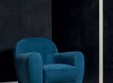 Armchair leather with armrests AMBURGO BABY BAXTER