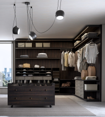 Walk-in closet Burnt wood NICCHIA FIMES