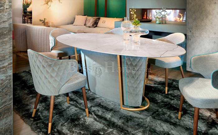 Dining table oval FORMERIN BRERA LOUNGE Tavolo