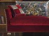 Karnaby armchair red-blue