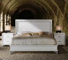 Marostica bed 160x200 plain 3010 white