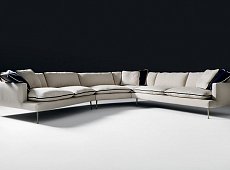 Modular corner sofa ISLAND BLACK TIE SX-ISL6M + DX-ISLAN21 + DX-ISL6L