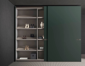 Wardrobe with sliding doors ICONA PIANCA