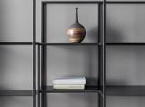 Open metal bookcase OPTIC BONALDO