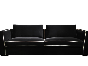 Sofa Alexander black DOM EDIZIONI