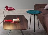 Hexagonal metal coffee table for living room TIE BONALDO