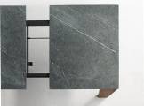 Extending rectangular ceramic dining table TRULY BONALDO