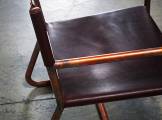 leather chair with armrests RIMINI BAXTER