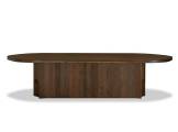 Oval solid wood dining table GRACE BAXTER