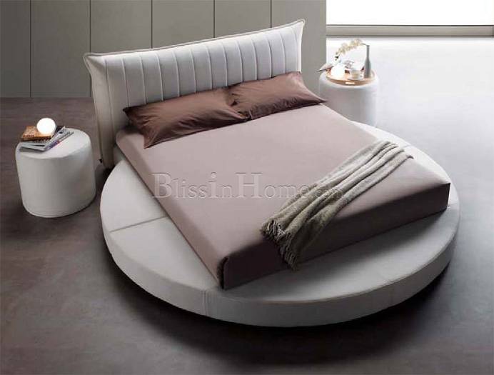 Round double bed NOTTEBLU MILANO Cerquadro Miro