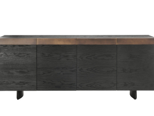 Sideboard Linear black RIVA 1920