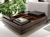 Wooden coffee table with storage space ST. GERMAIN DITRE