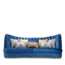 Sofa 4-seater Thalia blue DOMINGO SALOTTI