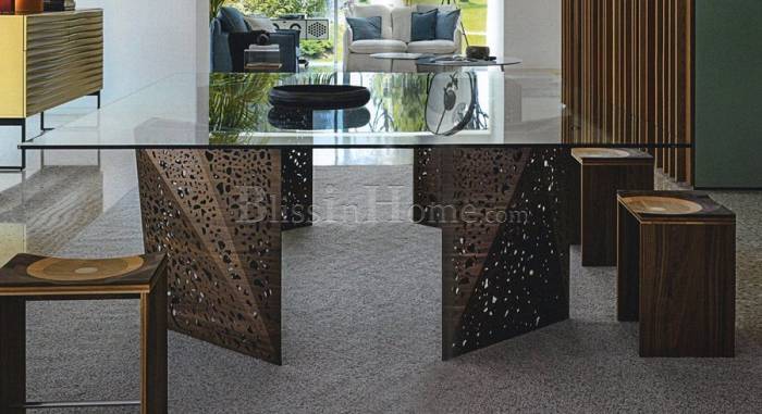 Dining table rectangular HORM and CASAMANIA RIDDLED TAVOLO 2