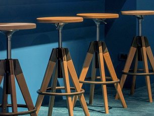 Bar stool ARKI-STOOL PEDRALI ARKW6
