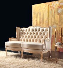 Armchair BEDDING AURORA capitone white