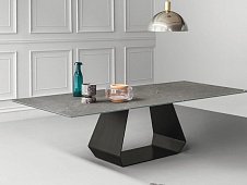Rectangular ceramic dining table AMOND BONALDO