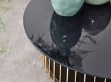 Coffee table Etan blue and golden BLACK TIE