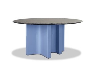 Table round polimex garden with glass top DHARMA  BAXTER