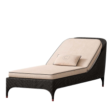 Daybed black white without sun visor  CIPRIANI HOMOOD