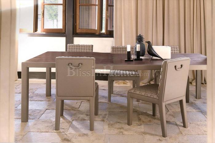 Dining table rectangular LUDOVICA MASCHERONI Clodoveo tavolo