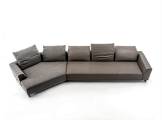 Sectional sofa curved SHEFFIELD 1 LONGHI Serie W 523 2